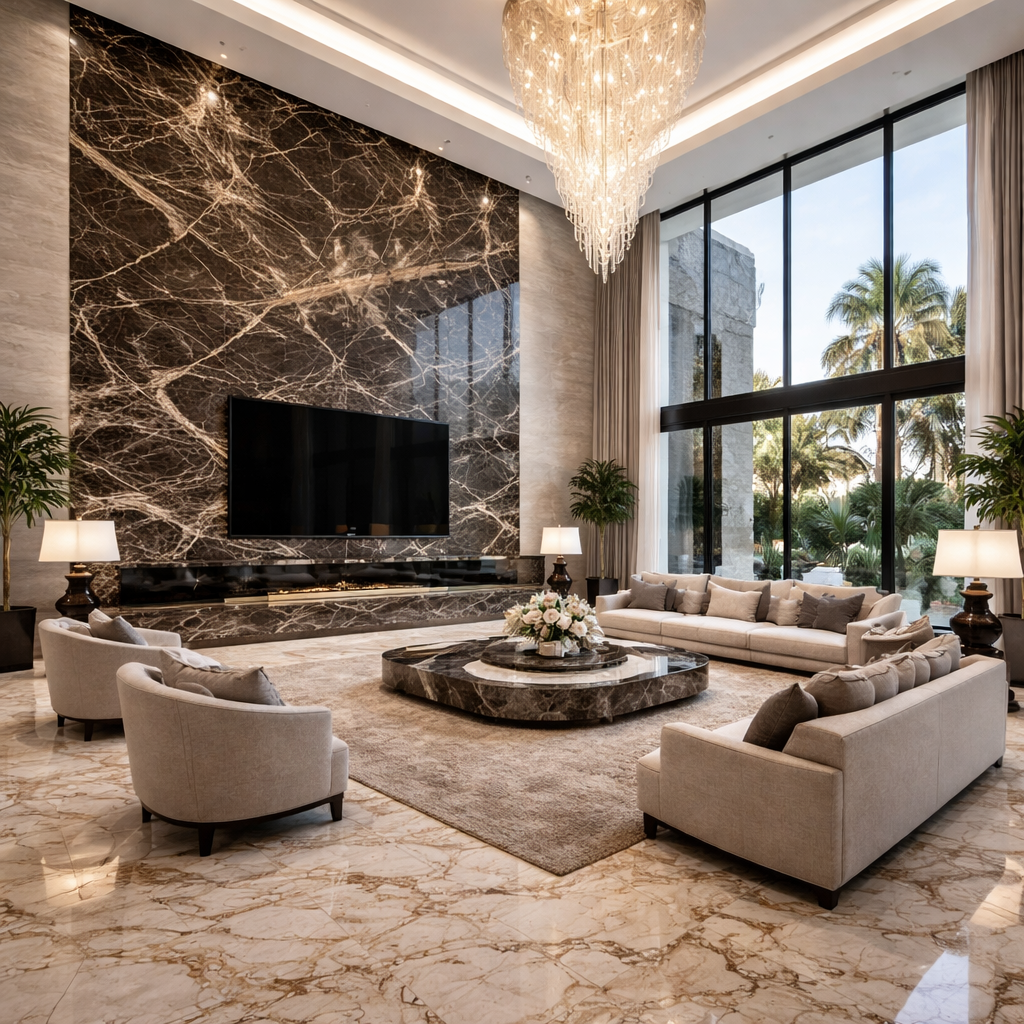 Vertical wall cladding installations