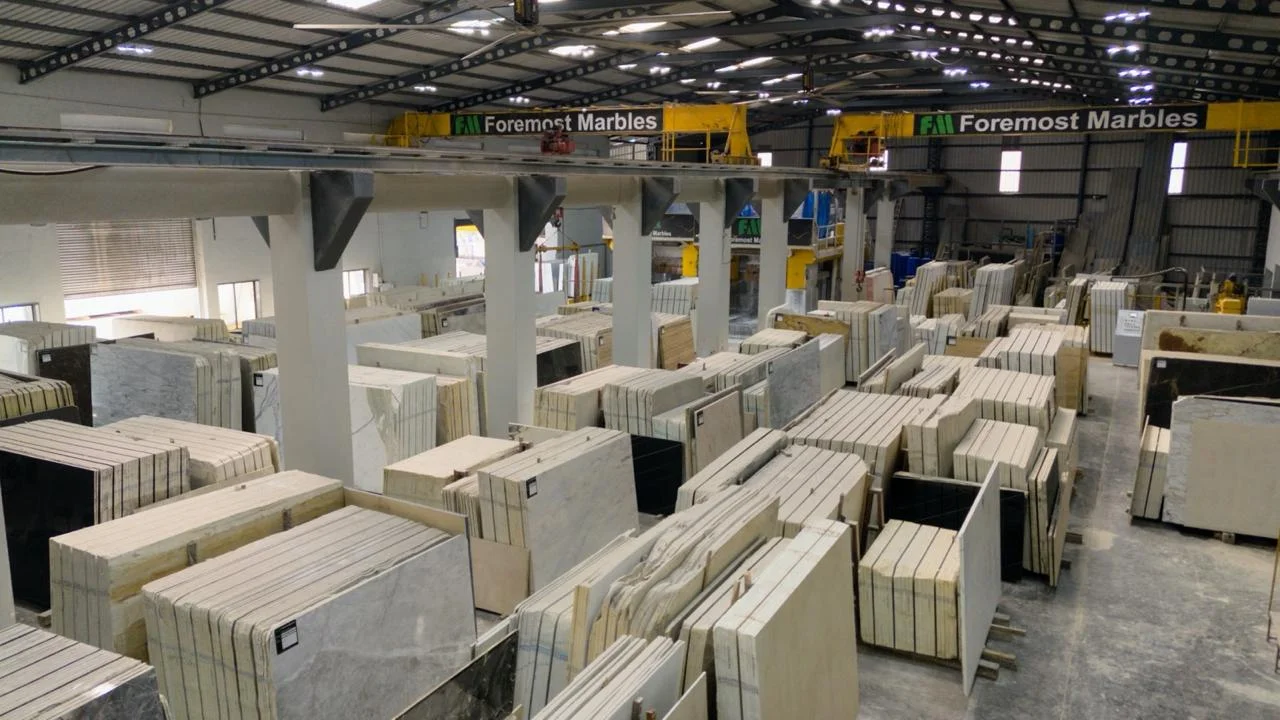 Foremost Marbles stockyard